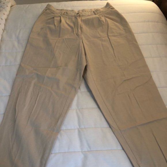 L.L. Bean Beige Slacks - Picture 1 of 5